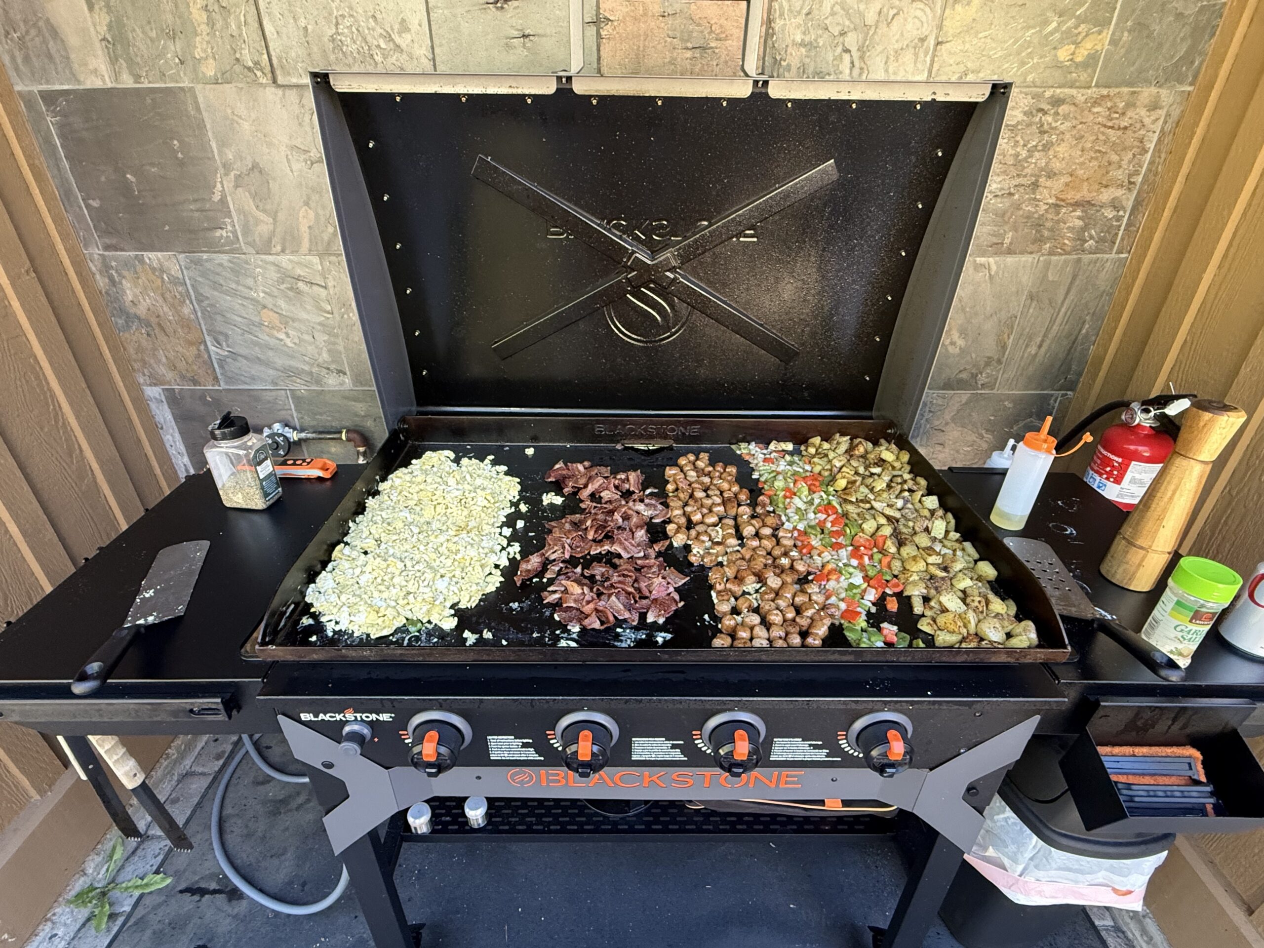 Blackstone griddle outdoor cooking